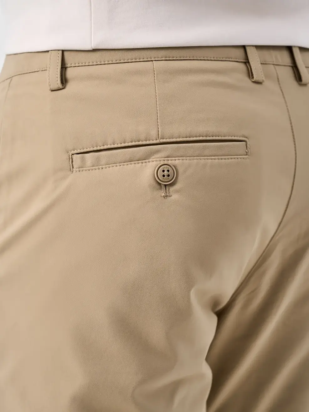 Quần Kaki Nam Siêu Co Giãn Regular - Vàng - 29