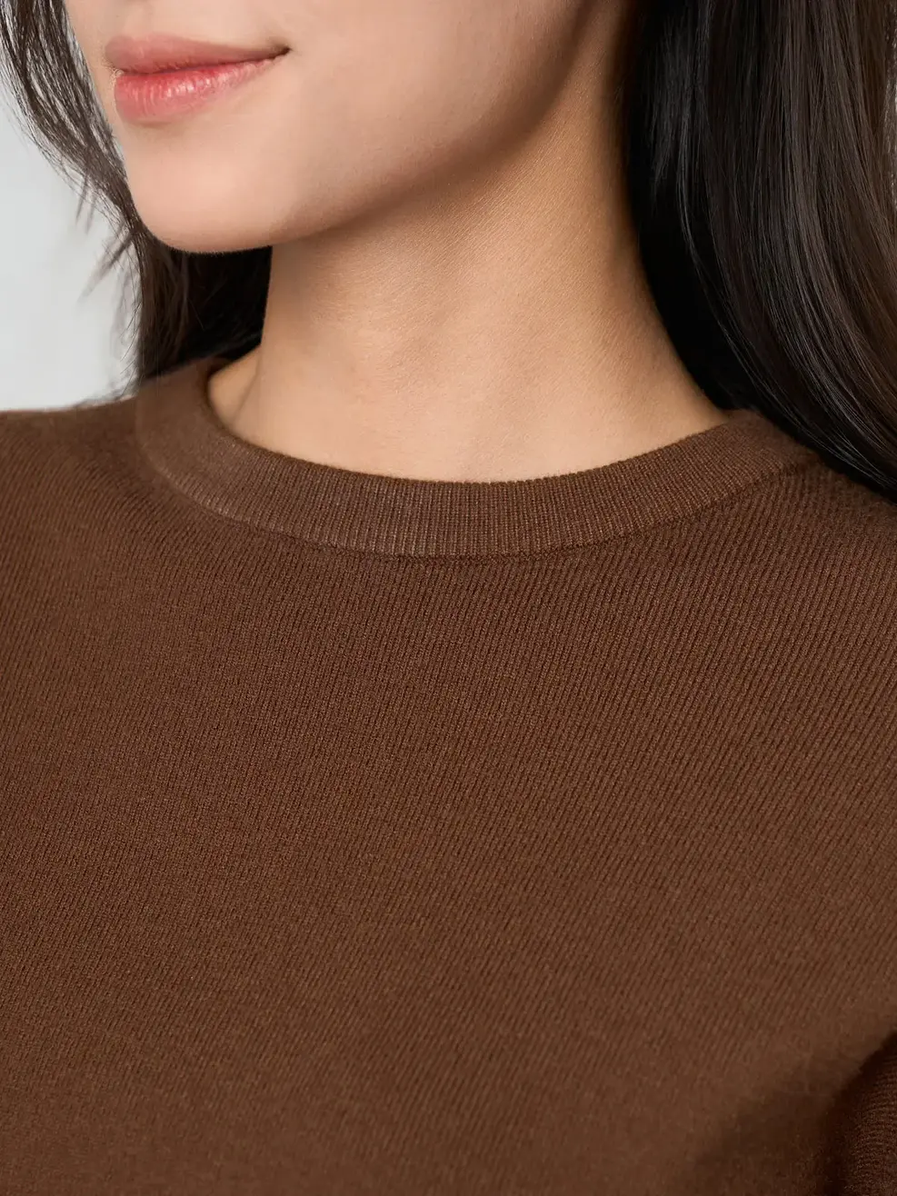 Áo Len Nữ Tay Raglan - Nâu 267 - S