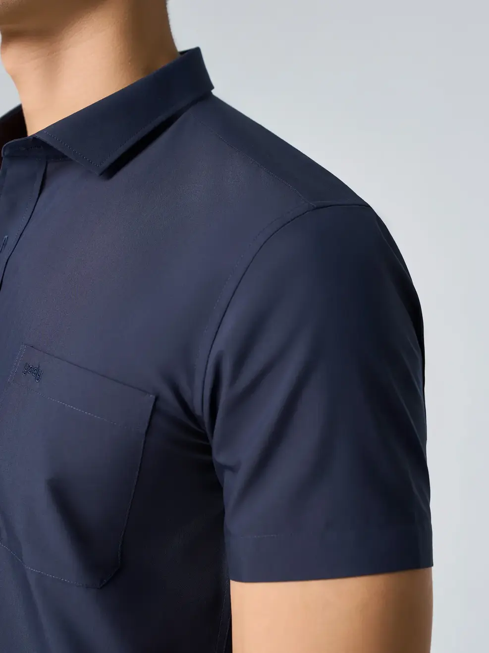 Áo Sơ Mi Nam Cộc Tay Túi 3M (SNM5005) - TÍM THAN 069 - M