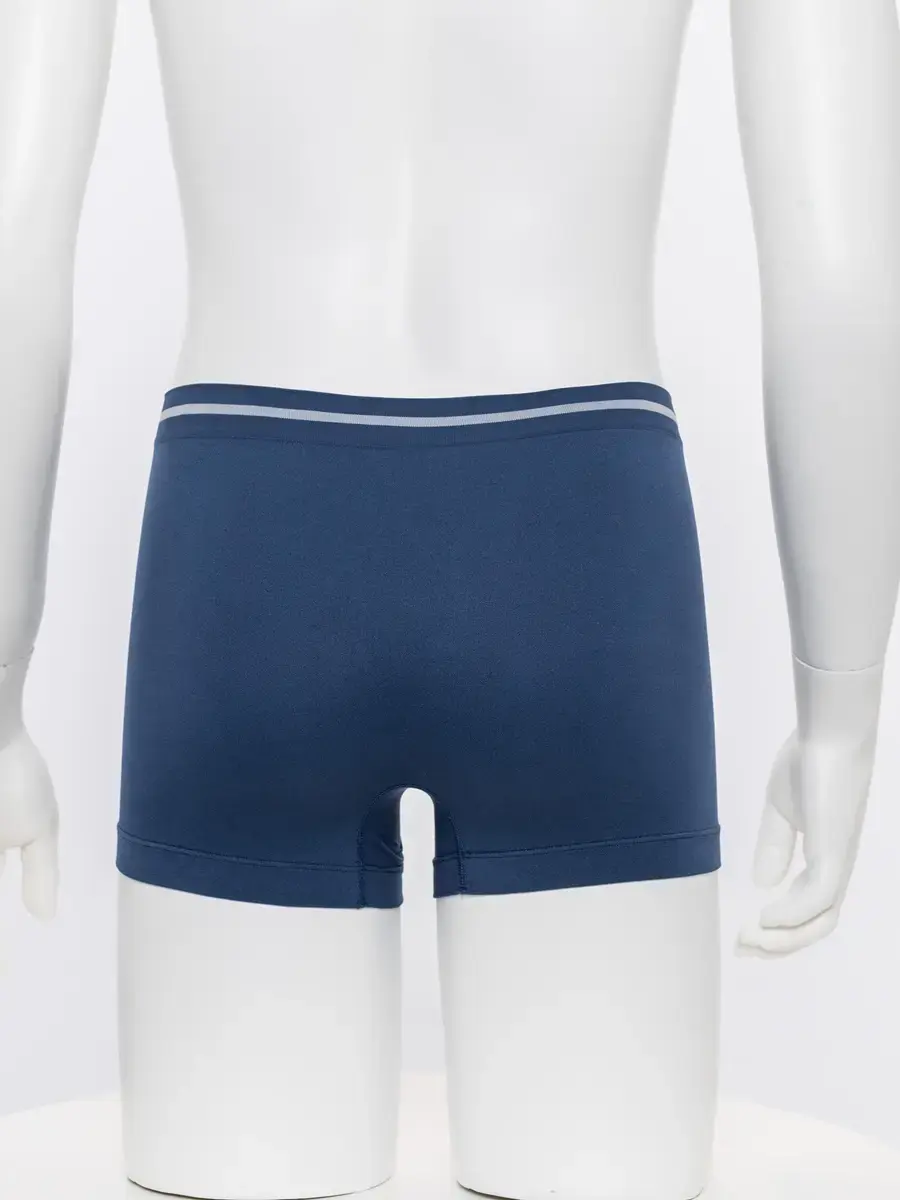 Quần lót nam boxer dệt liền mềm mại - Tím than - M