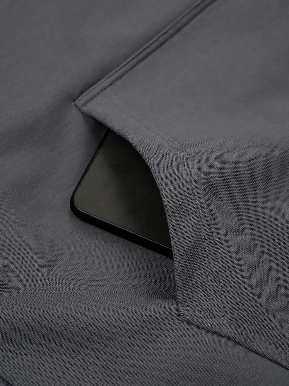 Áo Hoodie Yoguu Mũ Có Cúc Bấm - Ghi - 0