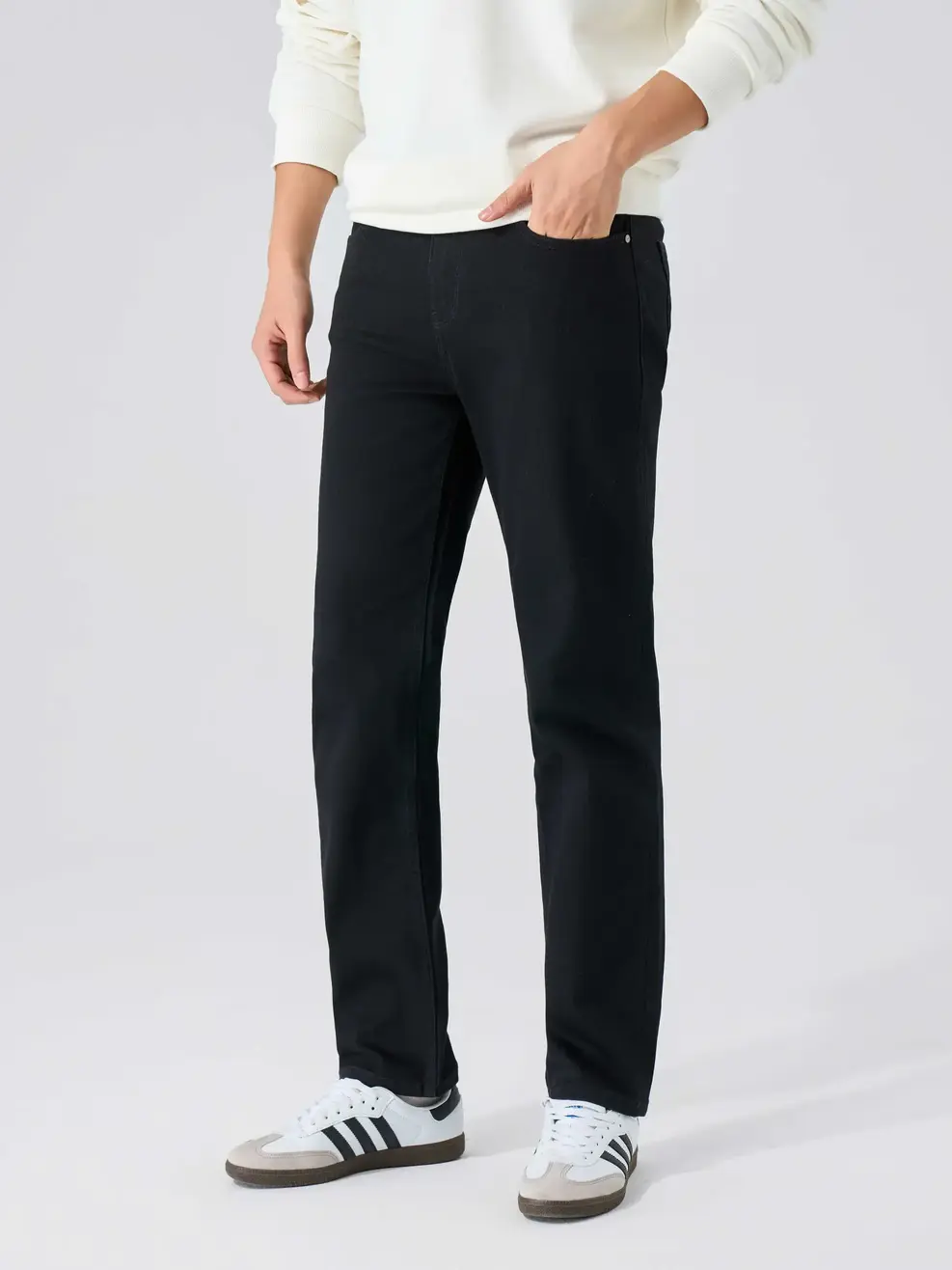 Quần Jeans Nam Regular Coolmax Black Titan ( Qjm7059 ) - Đen 011 - 28