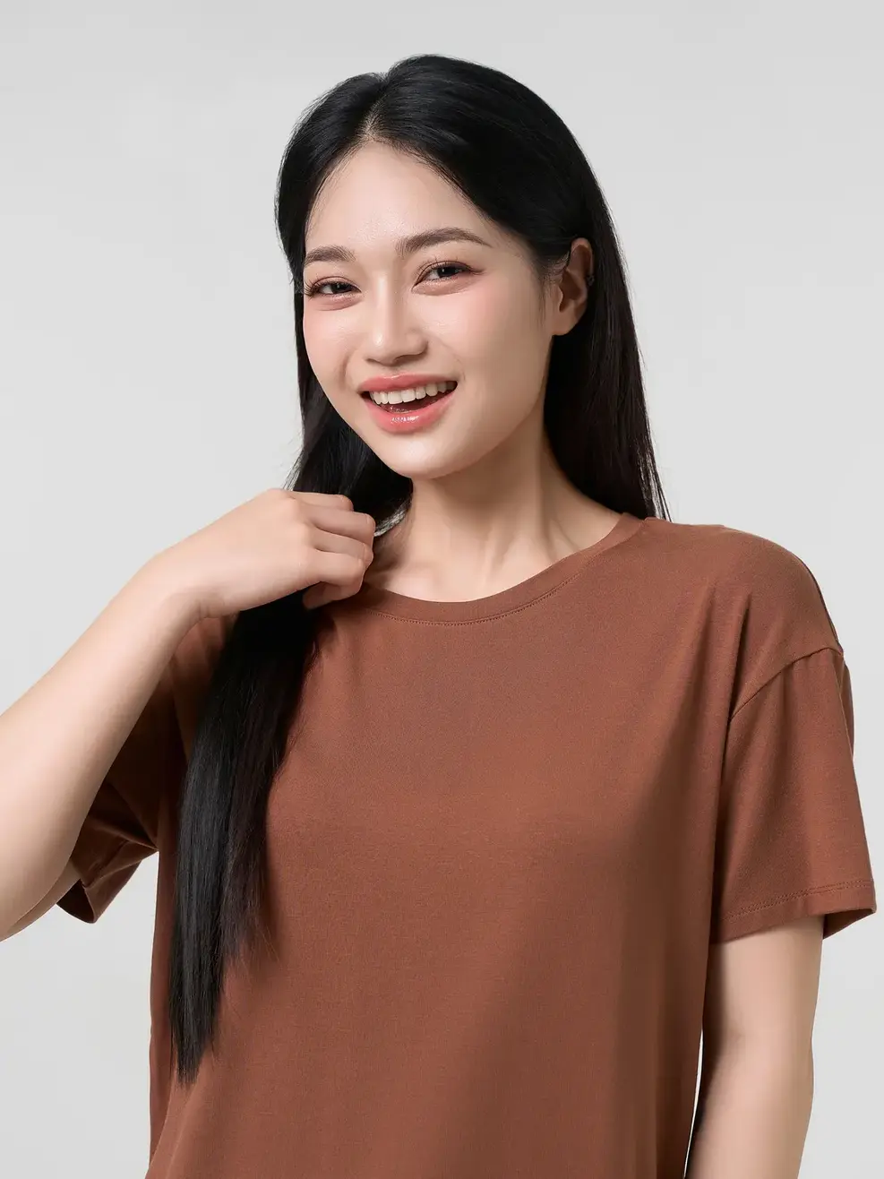 Bộ Đồ Nữ Mặc Nhà Mềm Mại - Nâu 163 - S