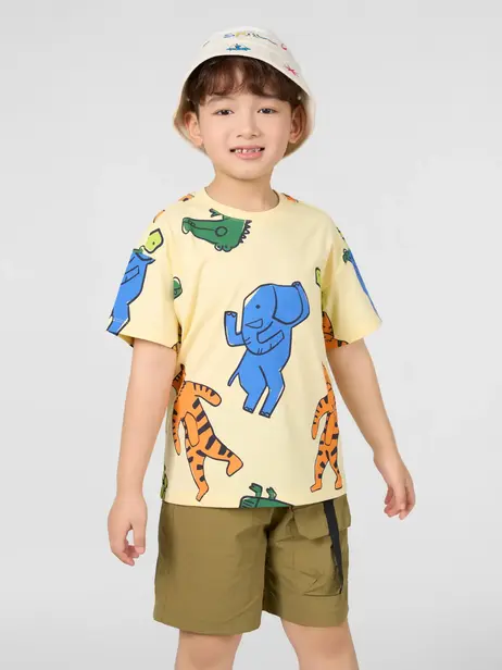 Áo Phông In Tràn Con Thú