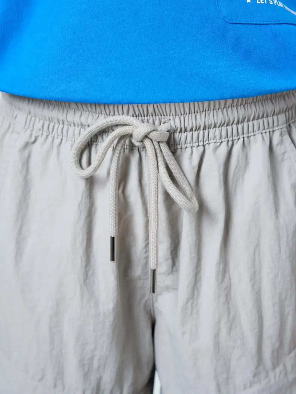 Quần Shorts Gió Rút Dây - GHI 074 - 8-9