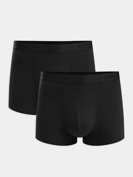 Combo 2 Quần Lót Nam Boxer Phối Cạp Sọc