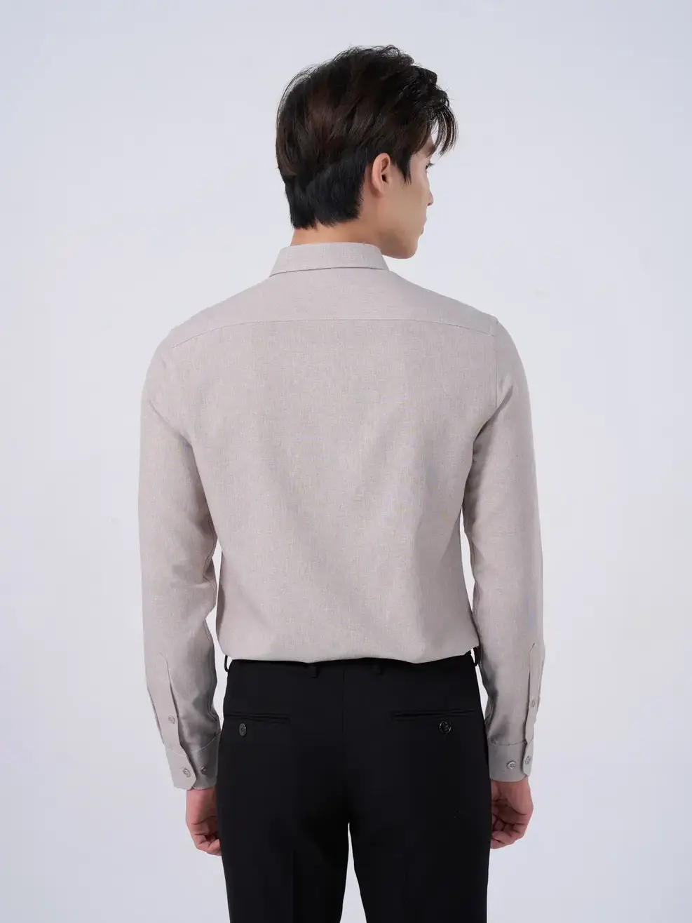 Áo Sơ Mi Cafe Dài Tay Phom Regular (SMM3010) - Phối Màu Nâu 038 - M