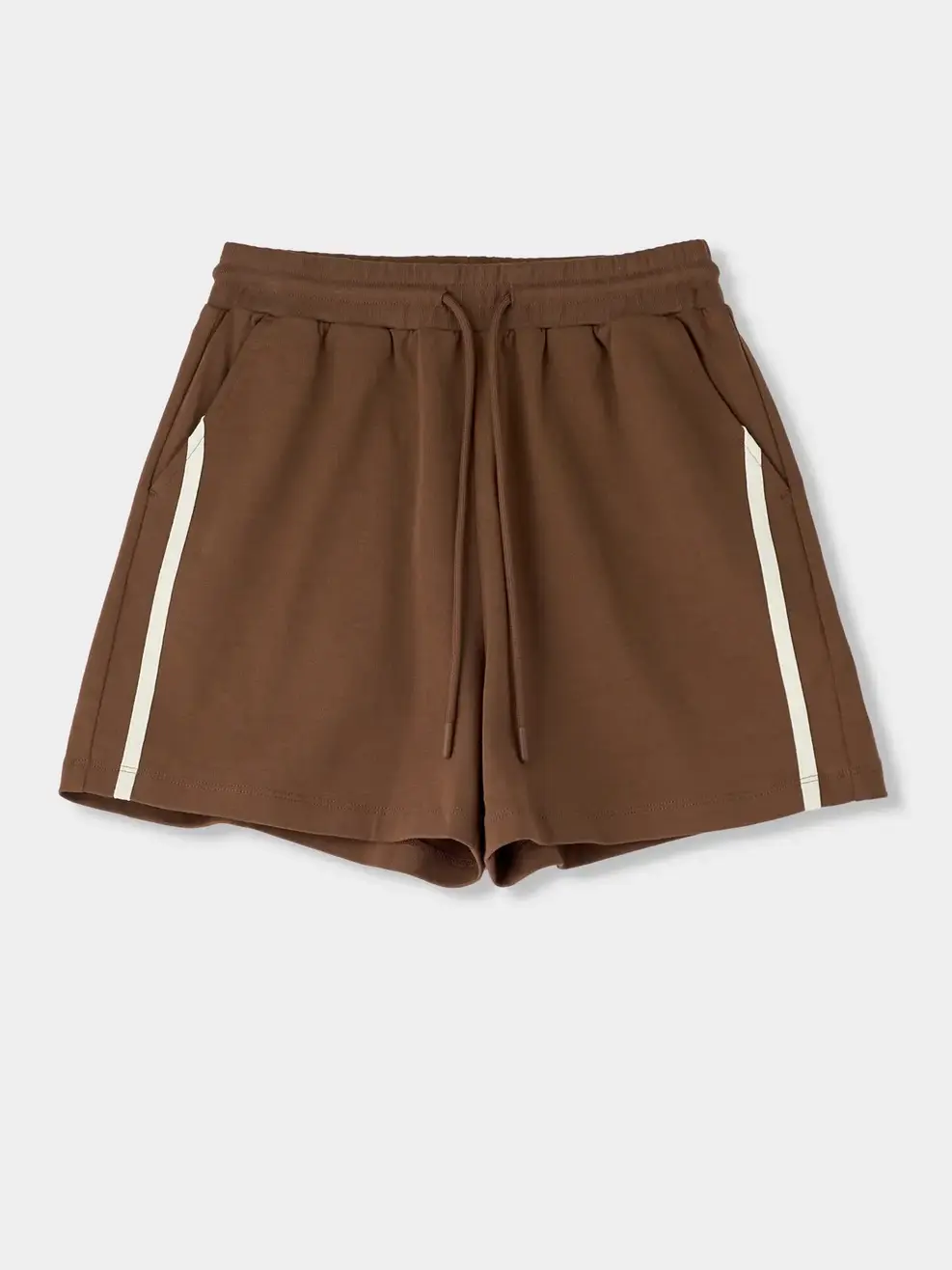 Bộ Đồ Nữ Tay Raglan - Nâu phối be 086 - S