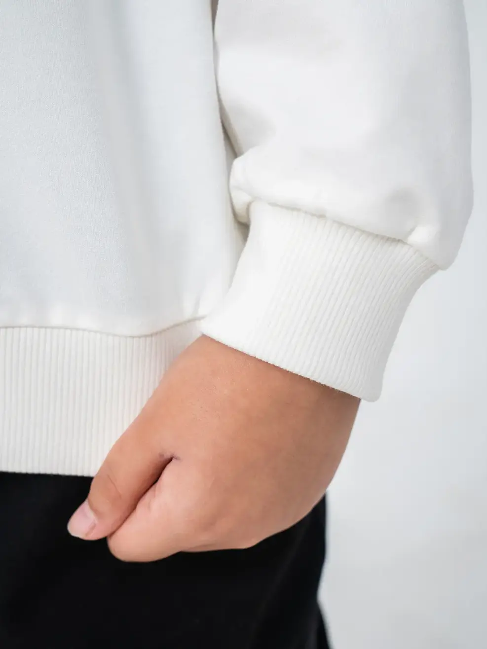 Áo nỉ trẻ em Camping - Trắng - 2