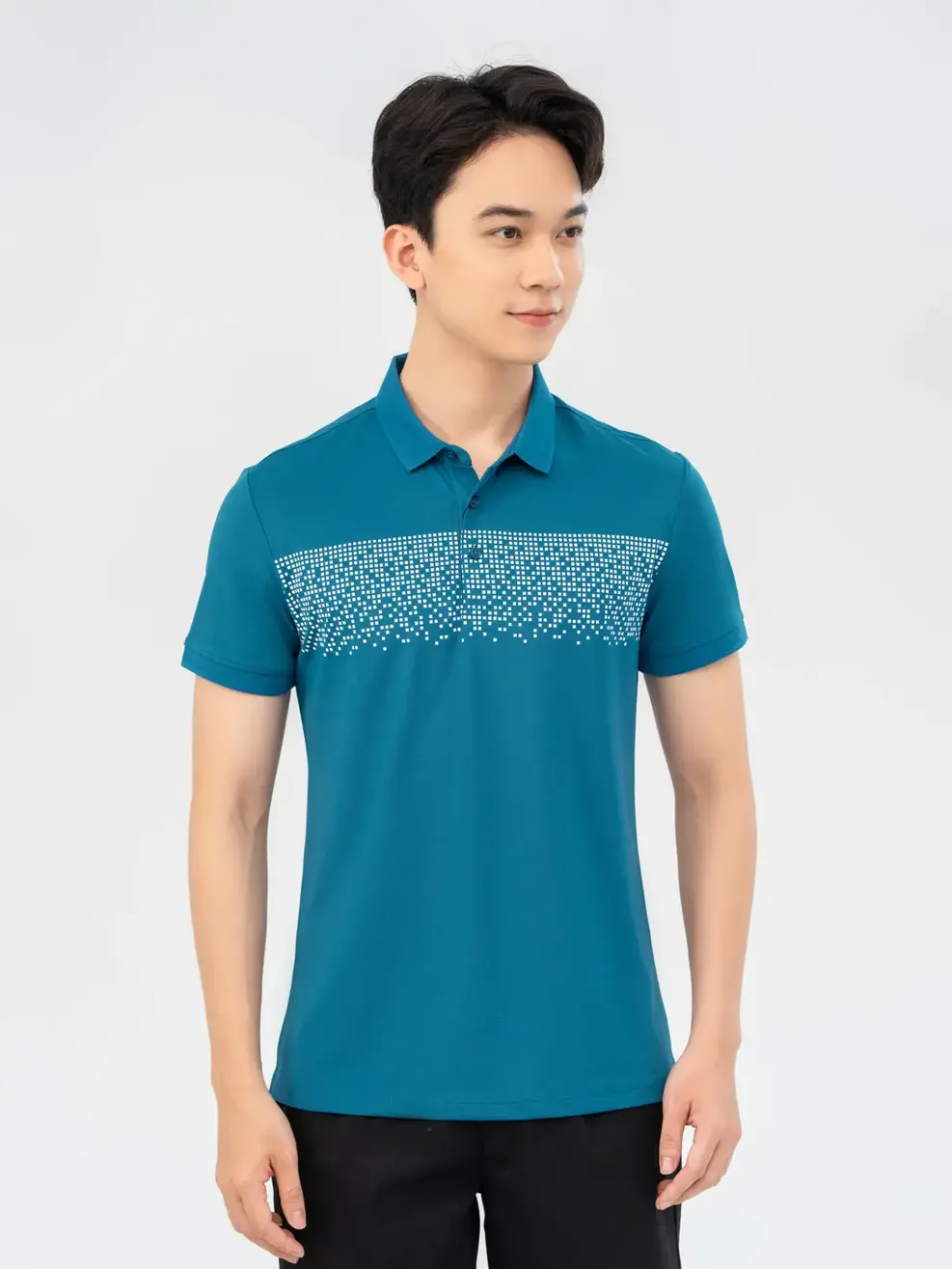 Polo Nam Yody Sport - Xanh cổ vịt - M