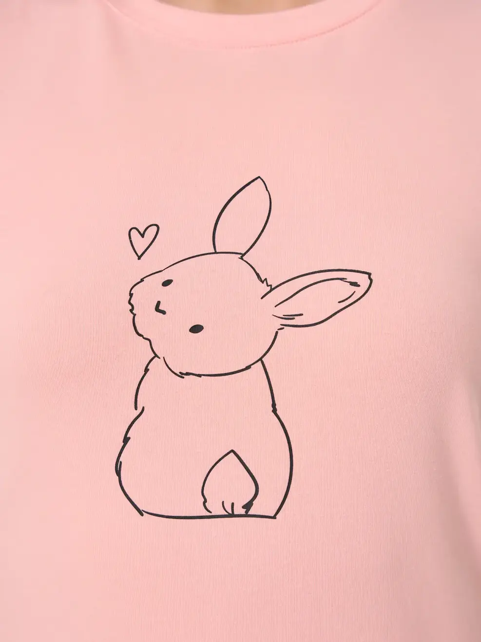 Bộ Đồ Nữ Cotton In Hình Chú Thỏ - HỒNG 056 - S
