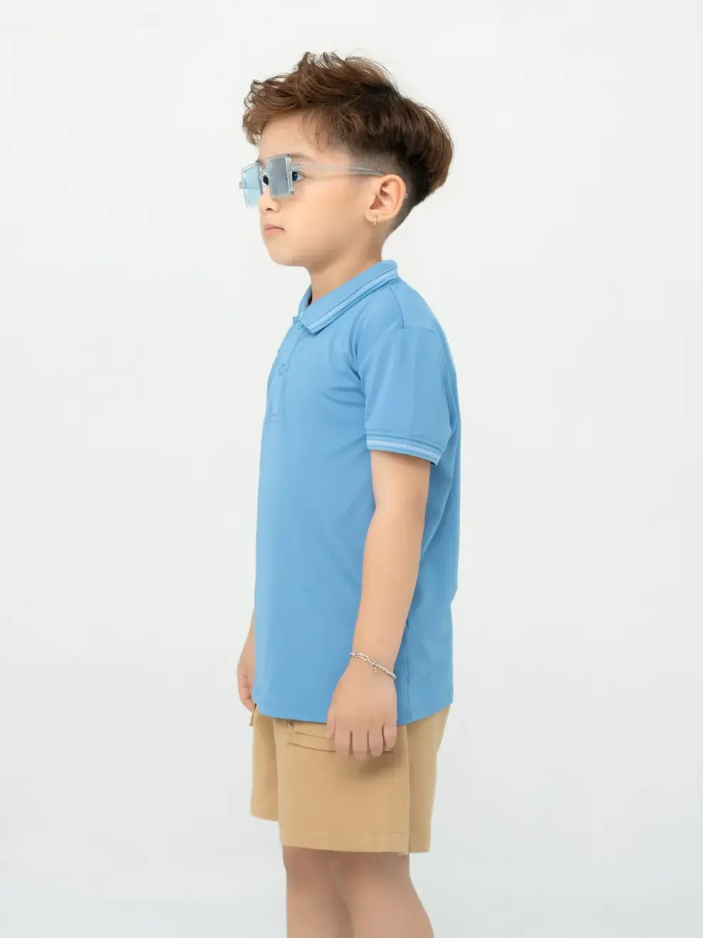 Áo Polo Trẻ Em Cool Max(KID3096) - Xanh Biển - 6