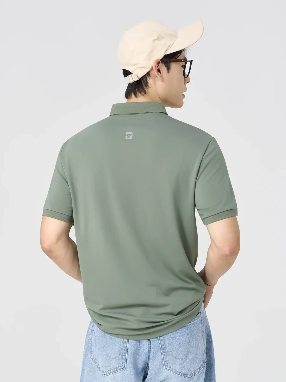 Áo Polo Nam Slim Nẹp Giấu Cúc - Xanh lá 034 - S
