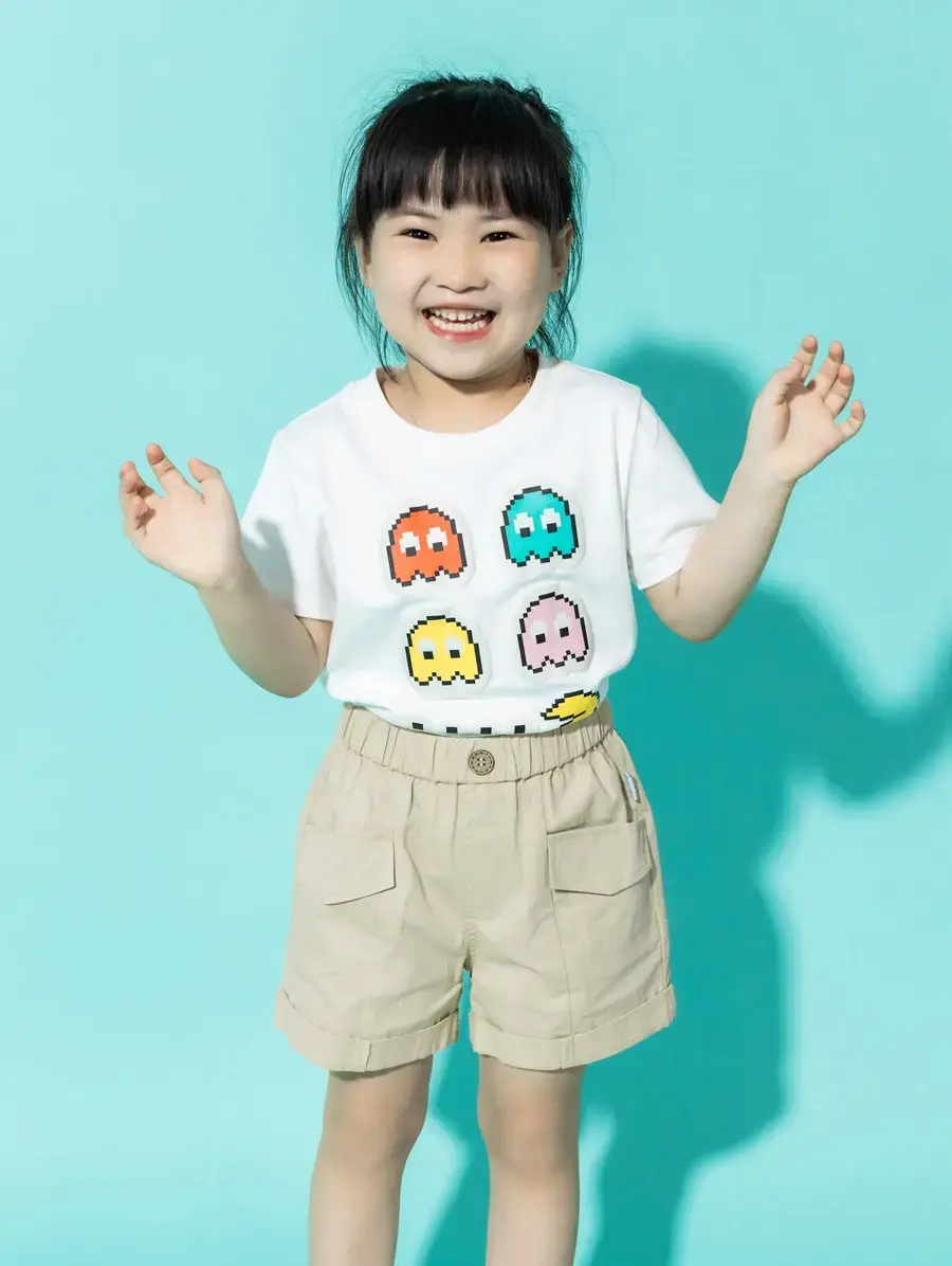 Quần sooc kid túi ốp nắp giả - Be - 6