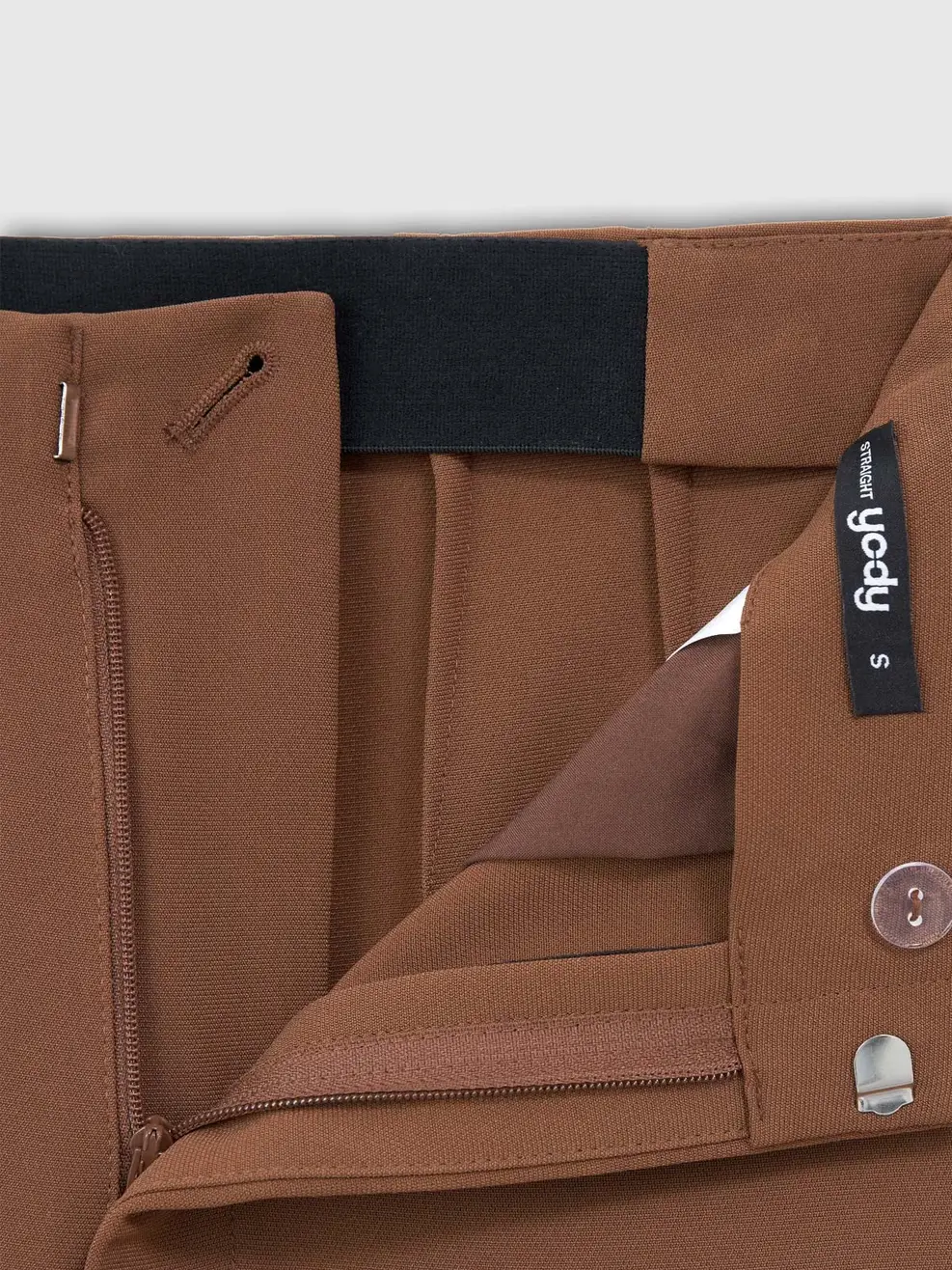 Quần straight essential - Màu nâu 001 - S