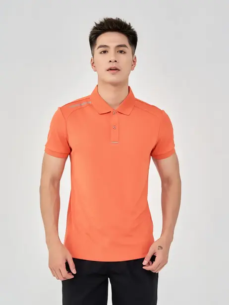 Áo Polo Thể Thao Nam In Vai Phản Quang