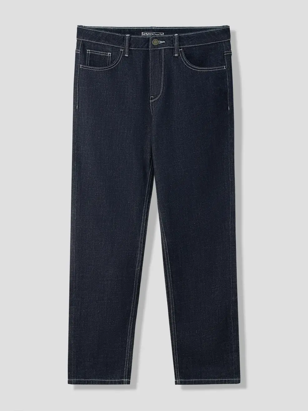 Quần Jeans Nam Gai Xanh Regular - Màu chàm 001 - 28