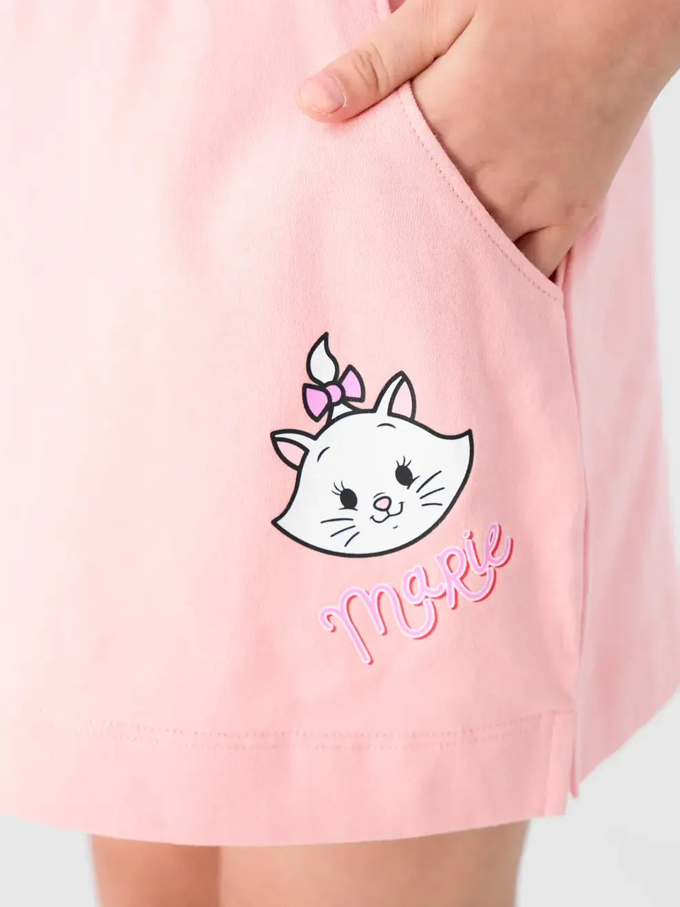 Chân Váy Trẻ Em Cotton In Marie - Hồng - 2-3