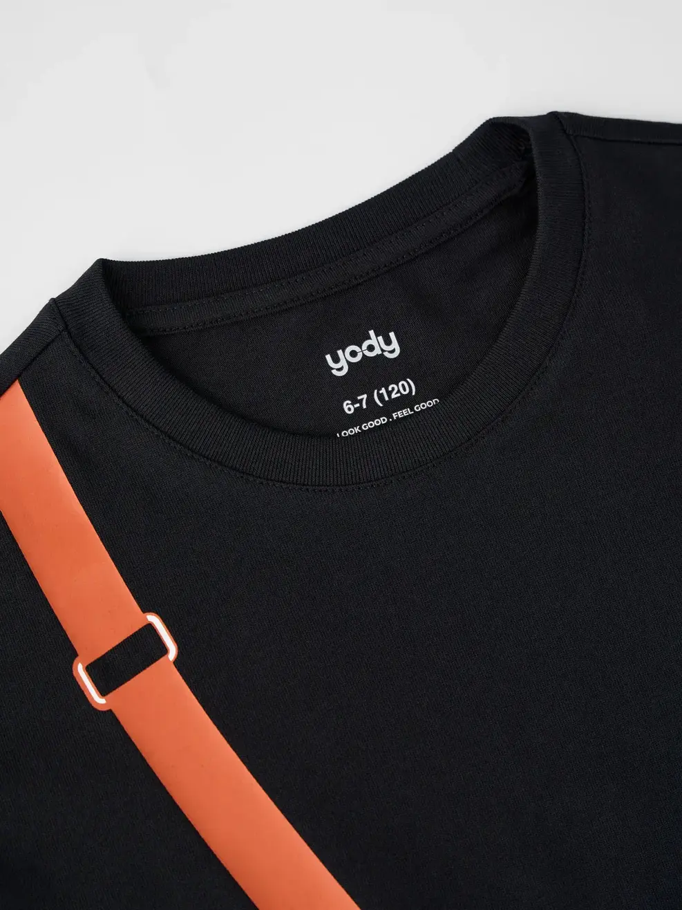 Áo Phông Tú Ốp Có Khoá - Đen 001 - 2-3