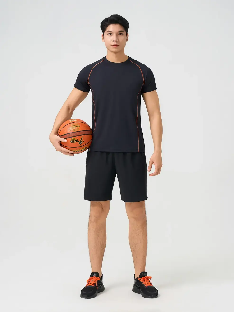 Bộ Đồ Nam Yody Sport Dải Chỉ Nổi Bật - ĐEN 002 - L