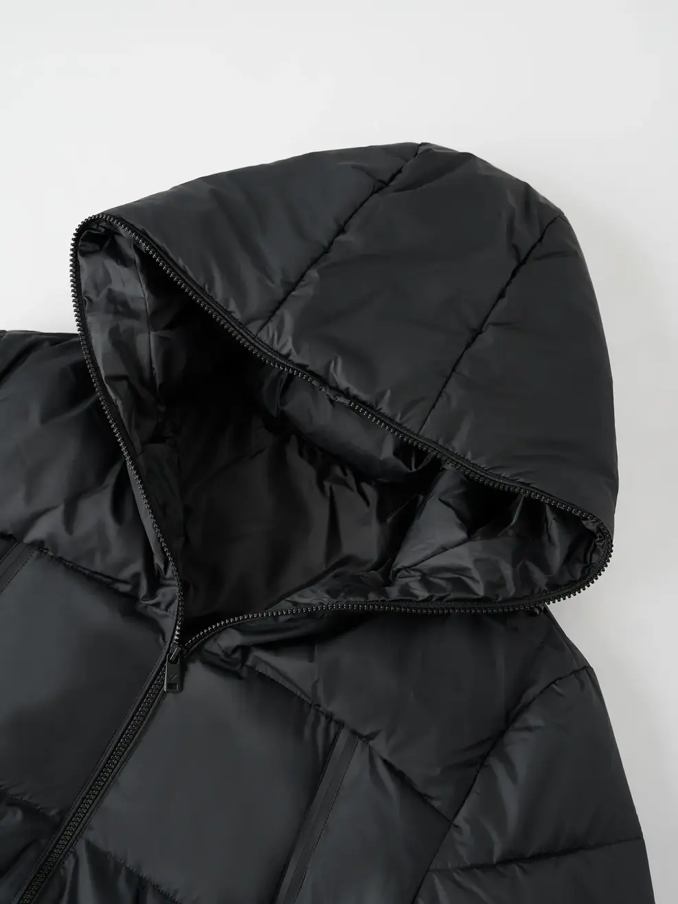 Áo Phao VIP Nam Mũ Liền Kéo Khóa Siêu Ấm - ĐEN 002 - M