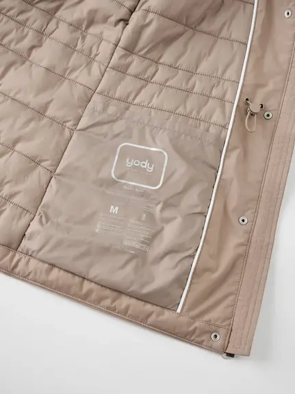 Áo Phao Vip Nữ Chần Ẩn Siêu Ấm - Nâu 111 - S-thumbnail