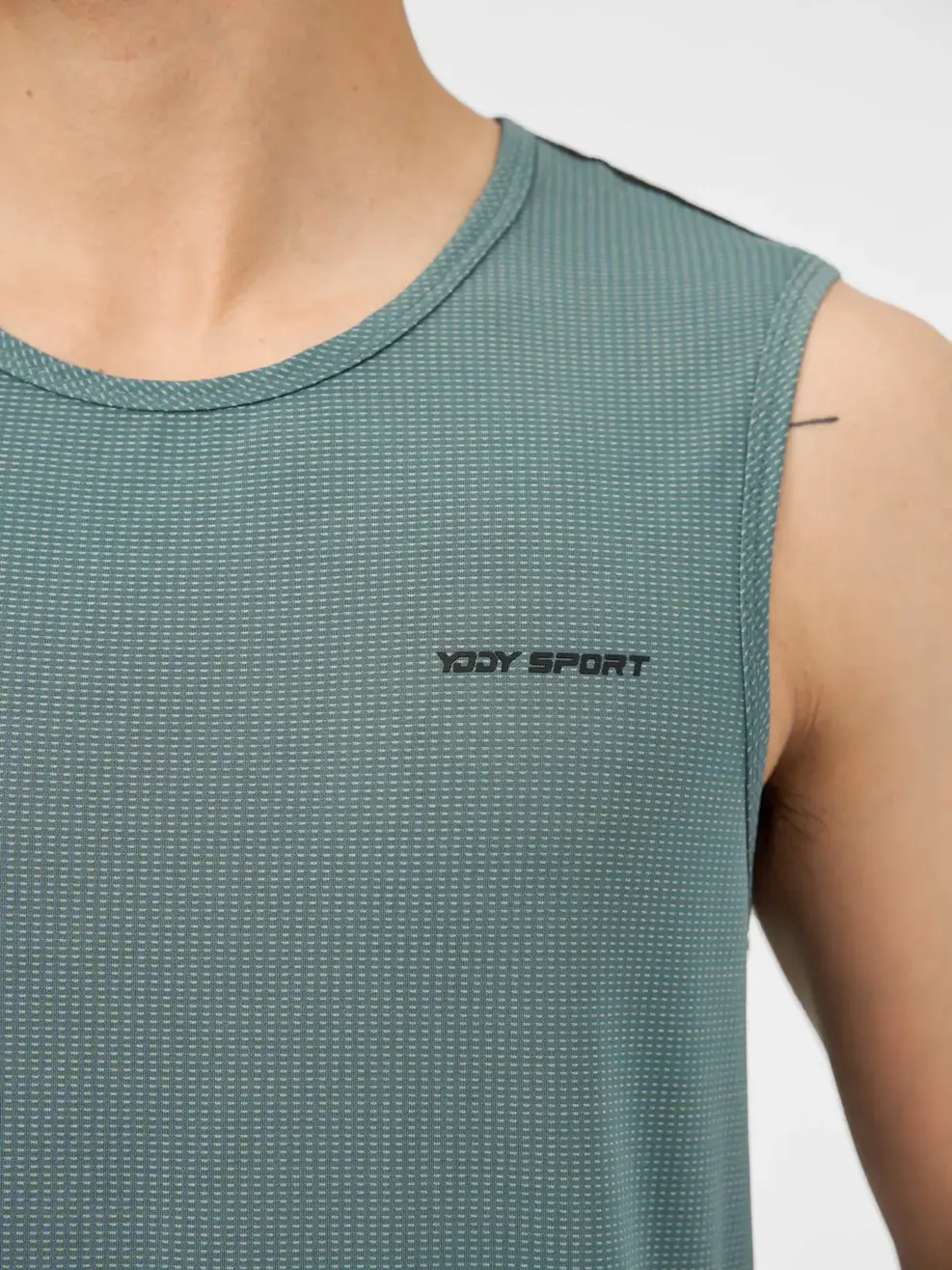 T-shirt Thể Thao Nam Tanktop - Xanh ghi - M