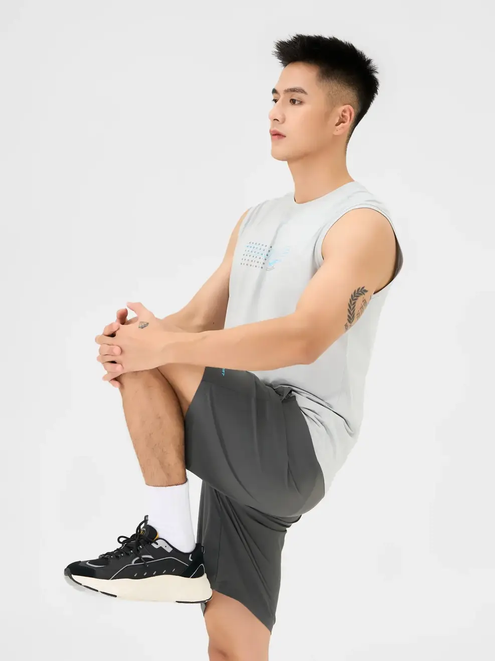 Bộ Đồ Nam Ba Lỗ - GREY GREY - XL