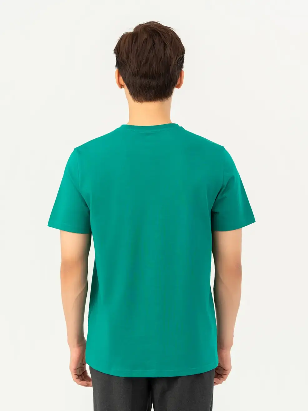 T-shirt Nam In Chứ Him Bột Ngô - Xanh Lá - XL