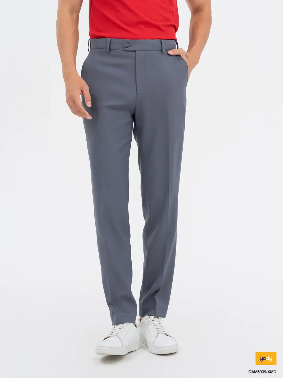 Quần Dài Âu Nam Slim Cạp Di Động (qam6039) - Chì 020 - 29