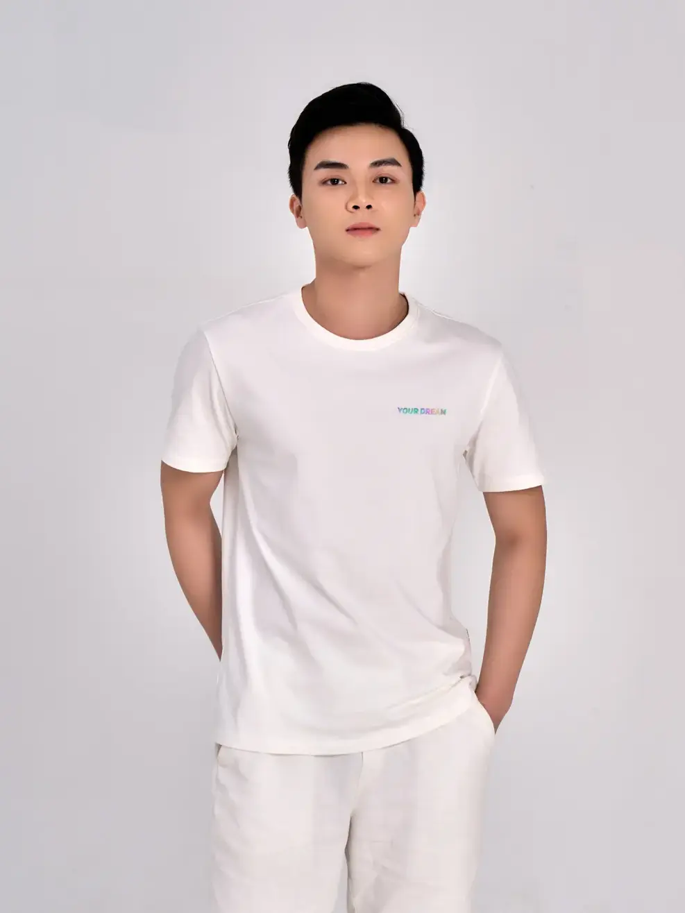 Áo thun nam in YOUR DREAM - Trắng - 2XL