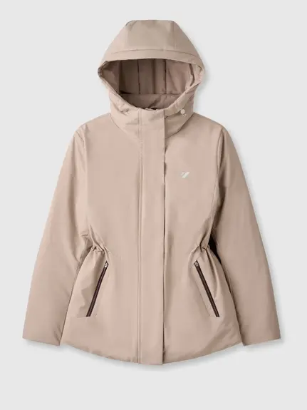 Áo Phao Vip Nữ Chần Ẩn Siêu Ấm - Nâu 111 - S-thumbnail