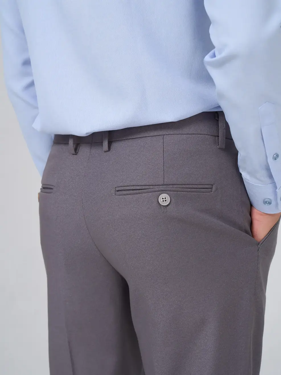Quần âu nam slim 29 - Ghi sáng - 2XL