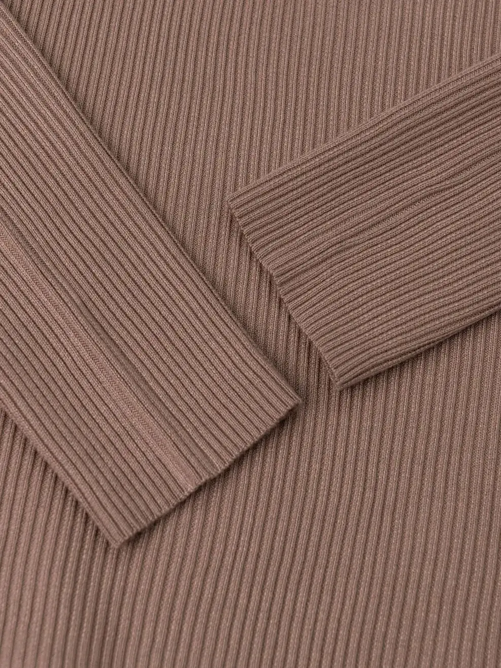 Áo Len Nữ Cổ Bẻ - Nâu - S