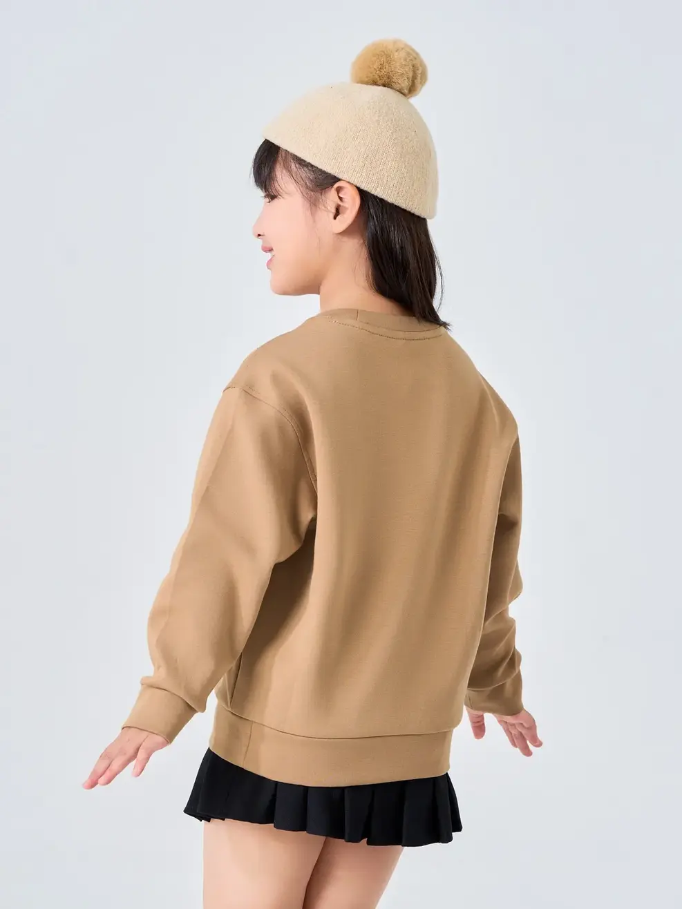 Áo Thu Đông Trẻ Em Túi Chú Cún - Nâu - 2-3