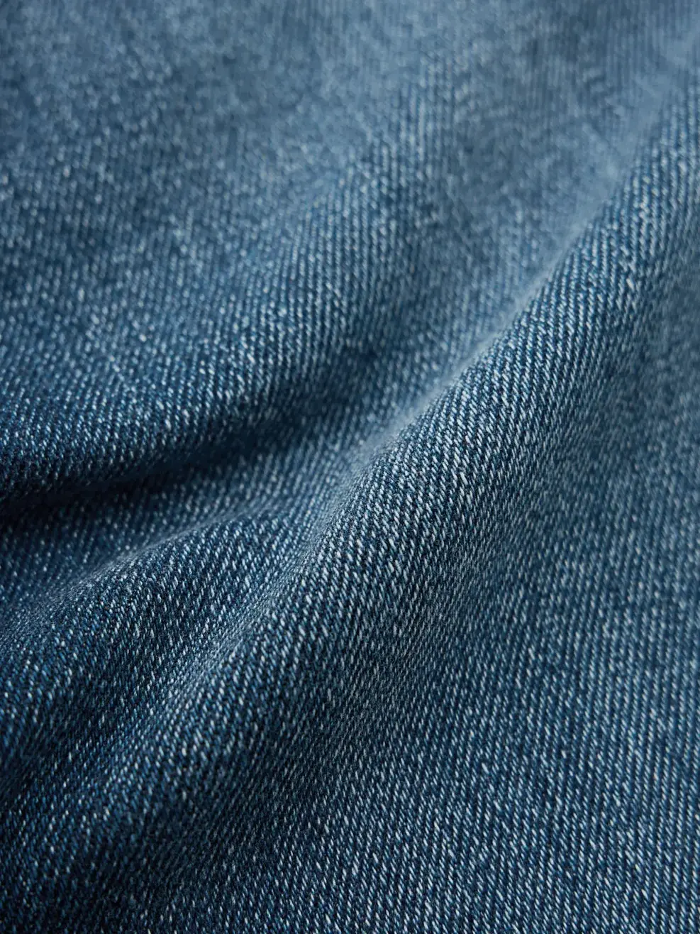 QUẦN JEANS NAM SLIM FIT CAN TÚI SAU - xanh trung - 28