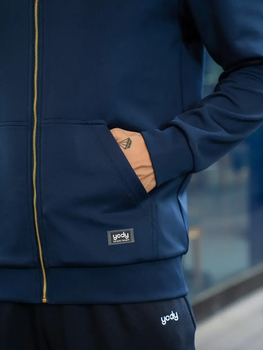 Áo Khoác Thể Thao Nam Có Mũ - Cổ vịt - L