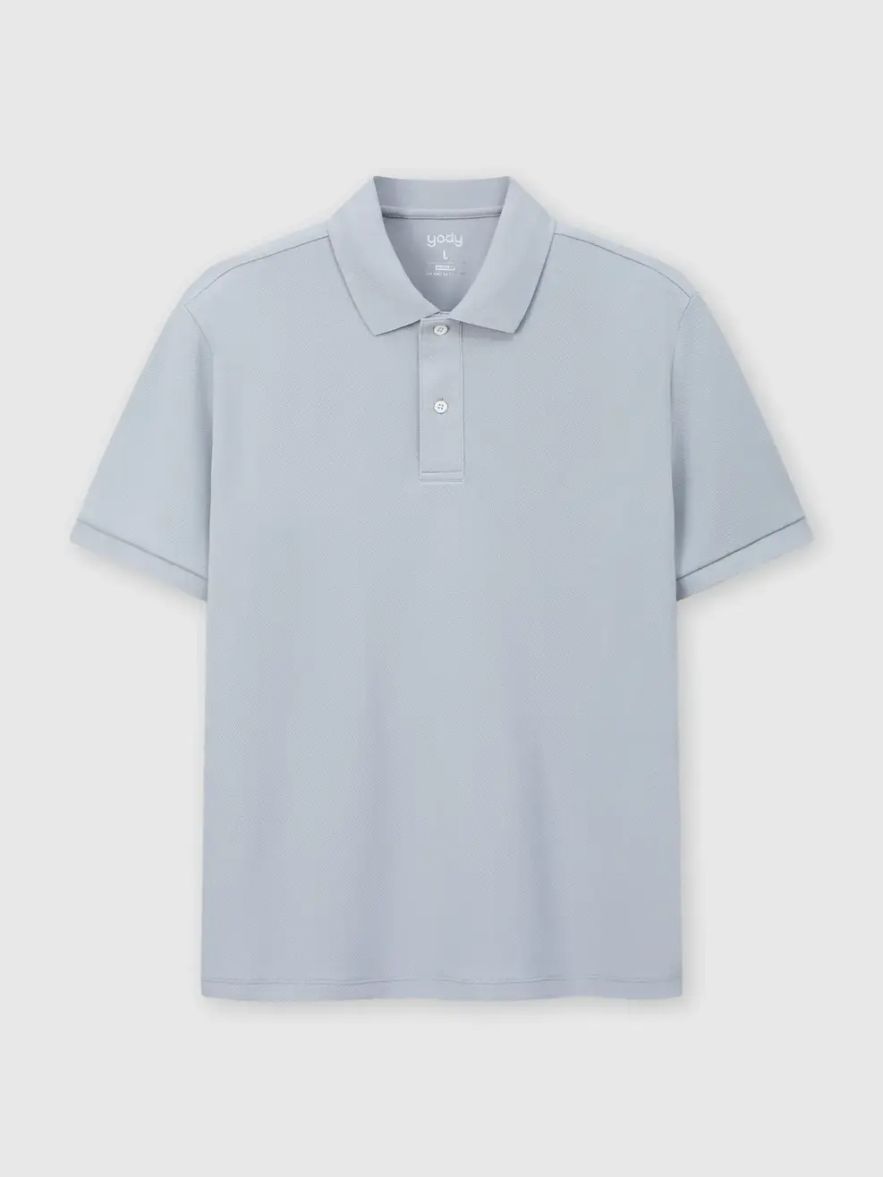 Áo Polo Nam Ngắn Tay Nẹp To -  Xám 185 - M