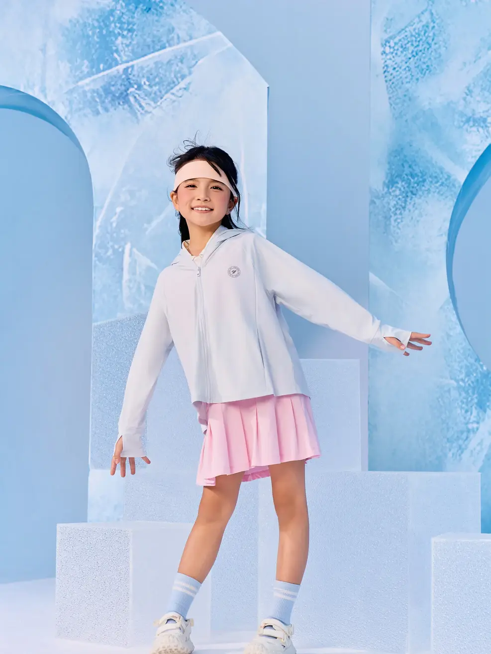 Áo Khoác Chống Nắng Kid Đa Năng Thoáng Khí - Xanh Da Trời 172 - 104