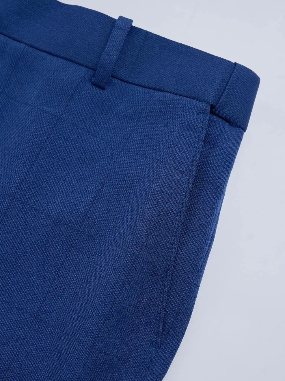 Quần Âu Nam Cạp Di Động - Xanh dương - 33