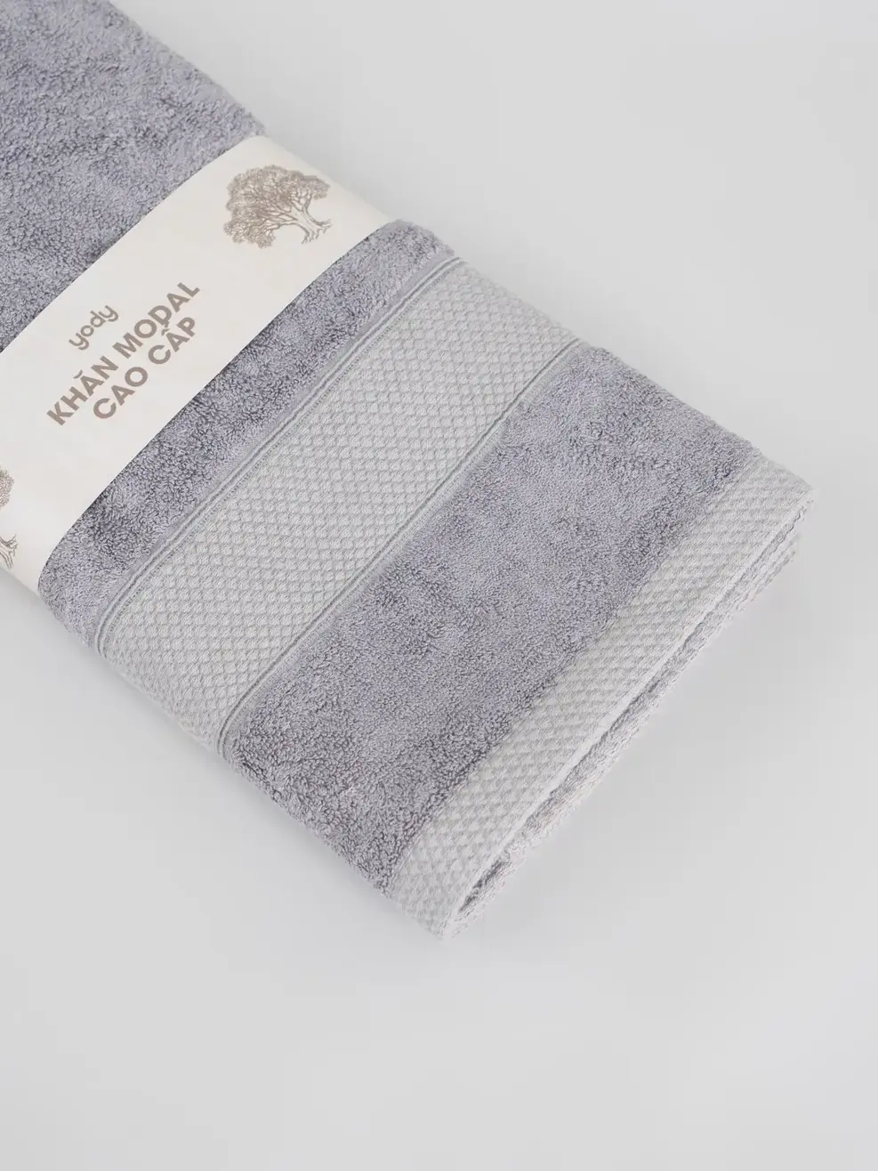 Khăn Tắm Modal Mềm Mịn - Ghi - XXX