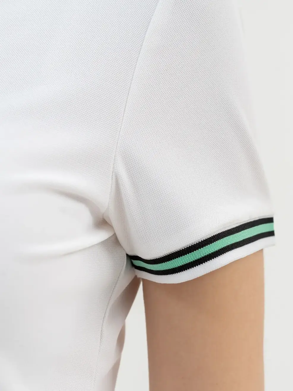 Polo Nữ Airycool Phối Cổ - Trắng - S