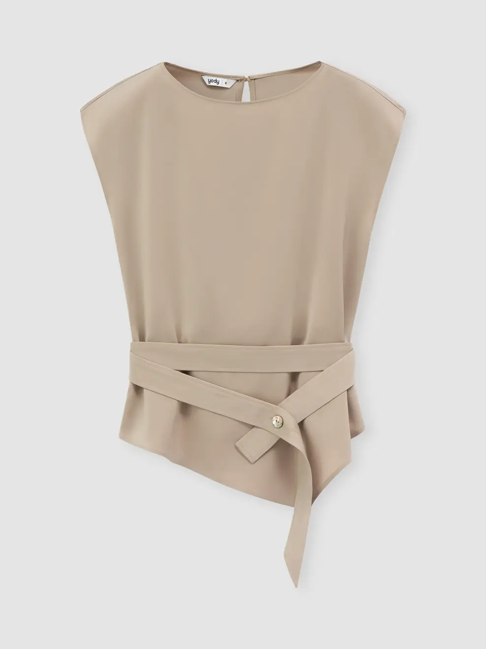 Áo Sơ-mi Ngắn Tay asymmetrical collection - Nâu 112 - S