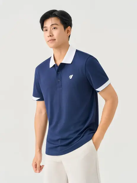 Áo Polo Nam Sport Phối Cổ Thoáng Khí Năng Động
