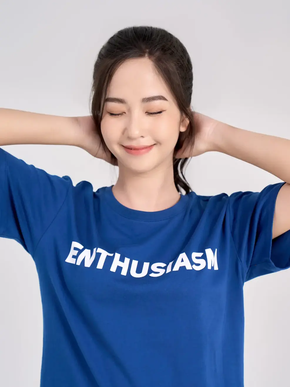 Bộ đồ nữ ENTHUSIASM - Xanh đậm - S