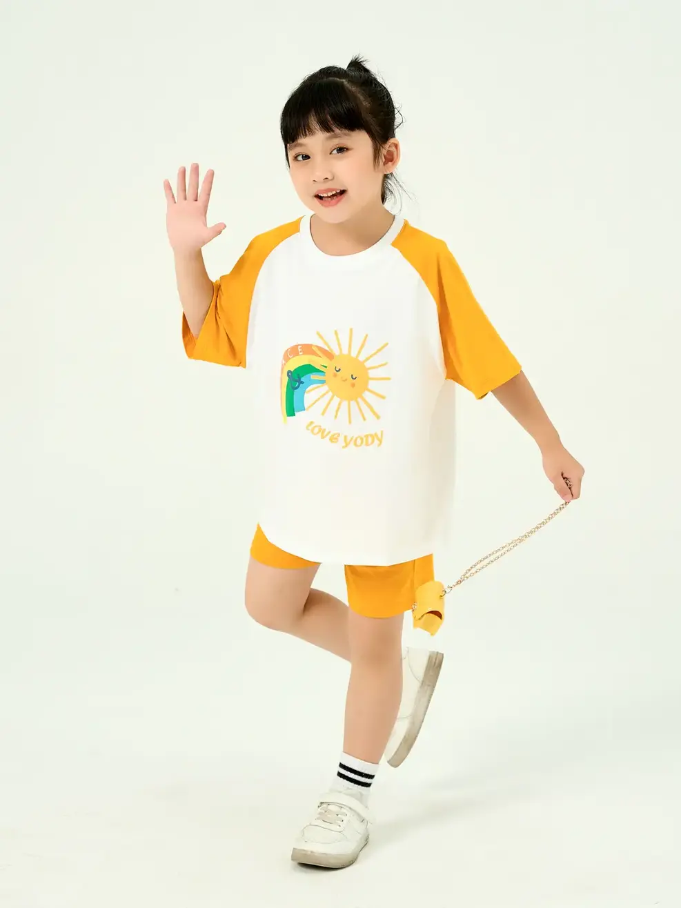 Bộ kid cầu vồng love yody - Vàng Chanh - 2