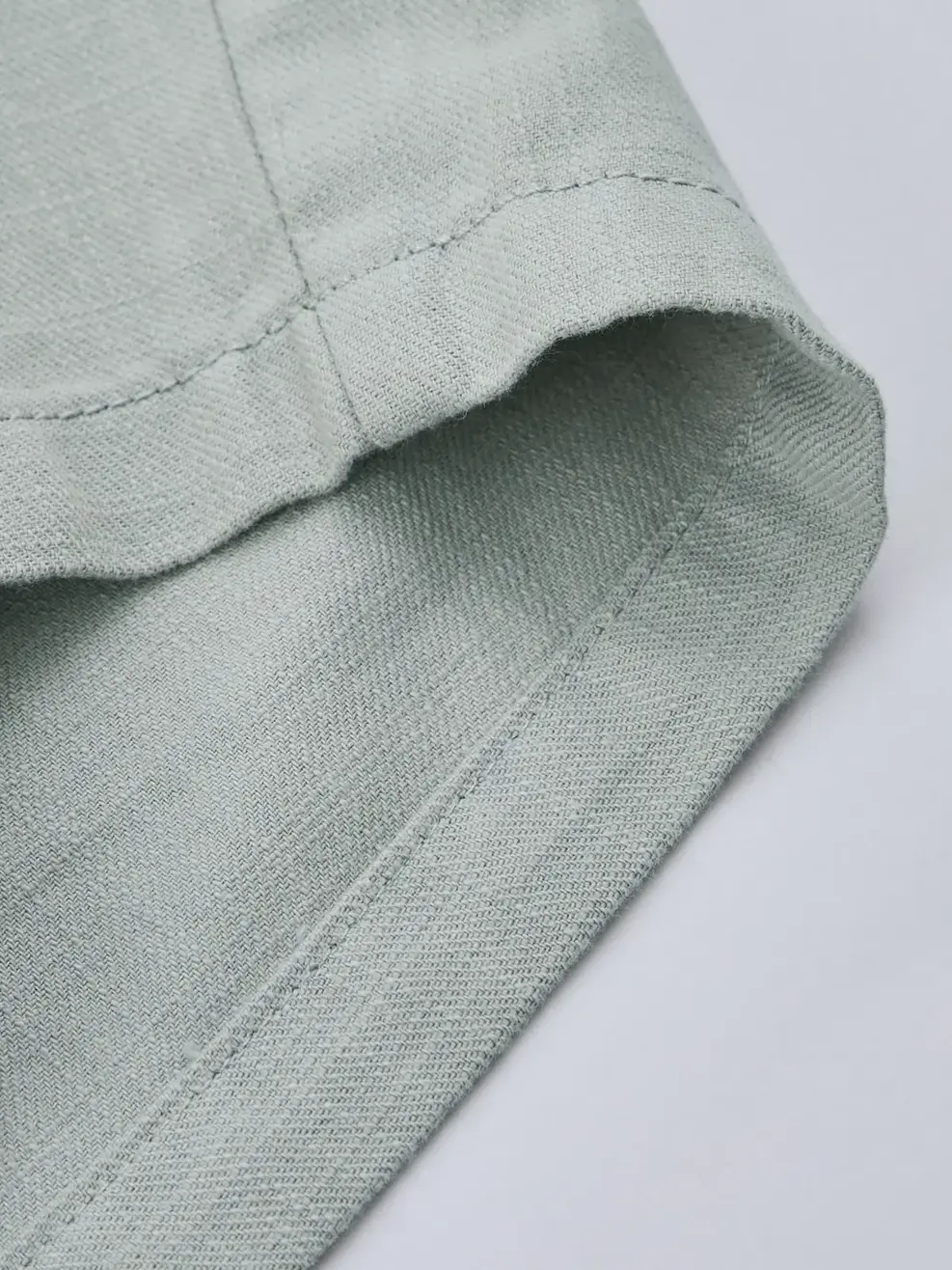 Quần Shorts Đũi Cạp Chun Cúc - Xám 039 - 29