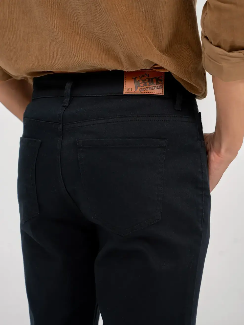 Quần Jeans Nam Slim Denim Like Cơ Bản (QJM6041) - Đen 001 - 28