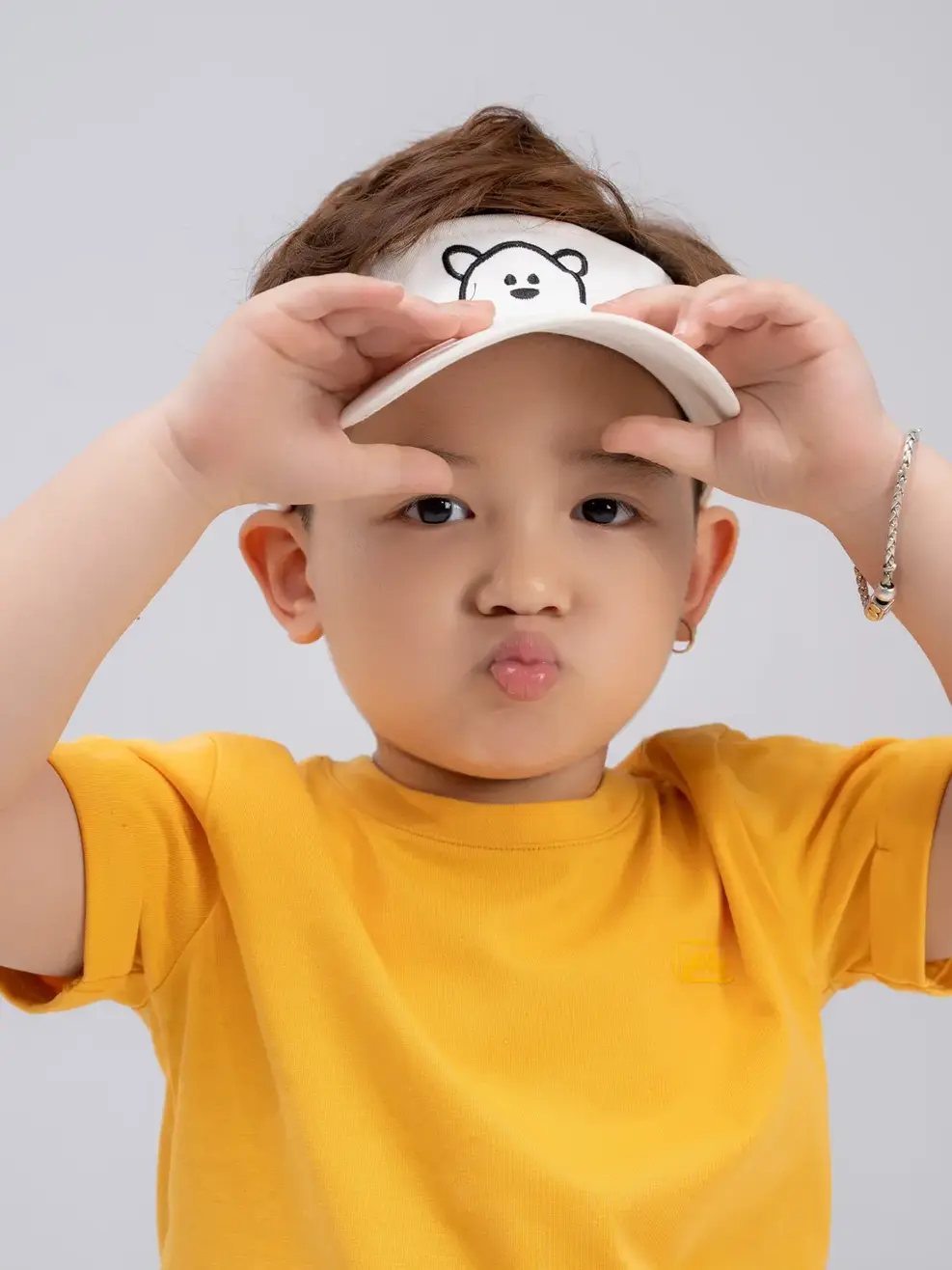 Áo thun kid nhỏ in logo Yody - Vàng - 2