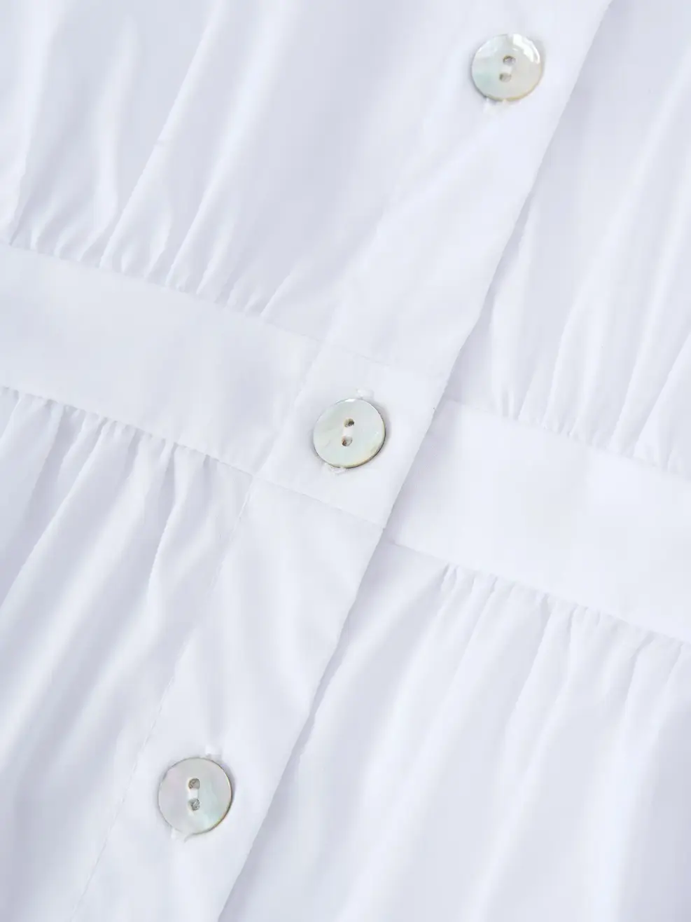 Áo Sơ-mi Ngắn Tay loosefit cocoon  collection - Trắng 001 - S